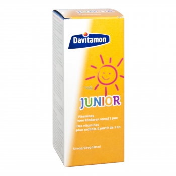 DAVITAMON JUNIOR СИРОП 150ML ДЕТСКИЙ дети Кости