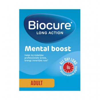 BIOCURE MENTAL BOOST 30 КАПСУЛЫ стресс Хроническая усталость и недостаток энергии витамин B витамин б