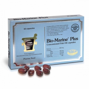 BIO-MARINE PLUS  60 КАПСУЛЫ мозга Сердце Сердце Зрение омега витамин B12