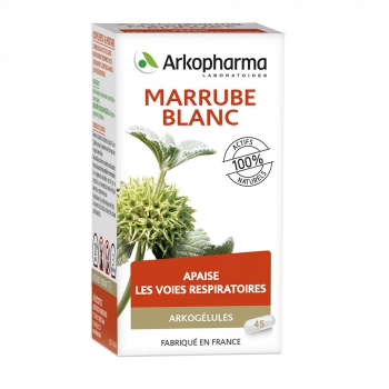 ARKOGELULES MARRUBE BLANC (ШАНДРА ОБЫКНОВЕННАЯ) БИО 45 КАПСУЛЫ Органы дыхания Простуда и Горло