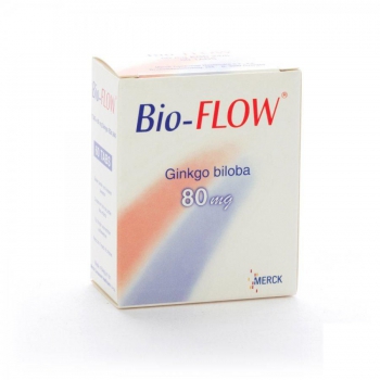 BIO FLOW ГИНКГО БИЛОБА 60 КАПСУЛЫ Деятельность мозга концентрацию память MERCK