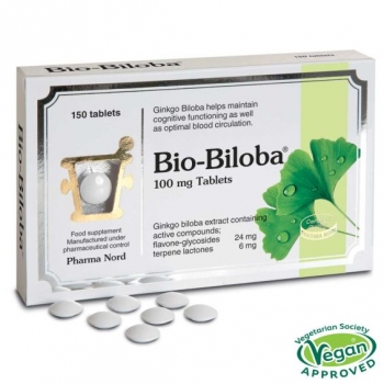 BIO-BILOBA 60MG 150 КАПСУЛЫ гинкго билоба  Сердце и кровообращение Деятельность мозга память Против старения